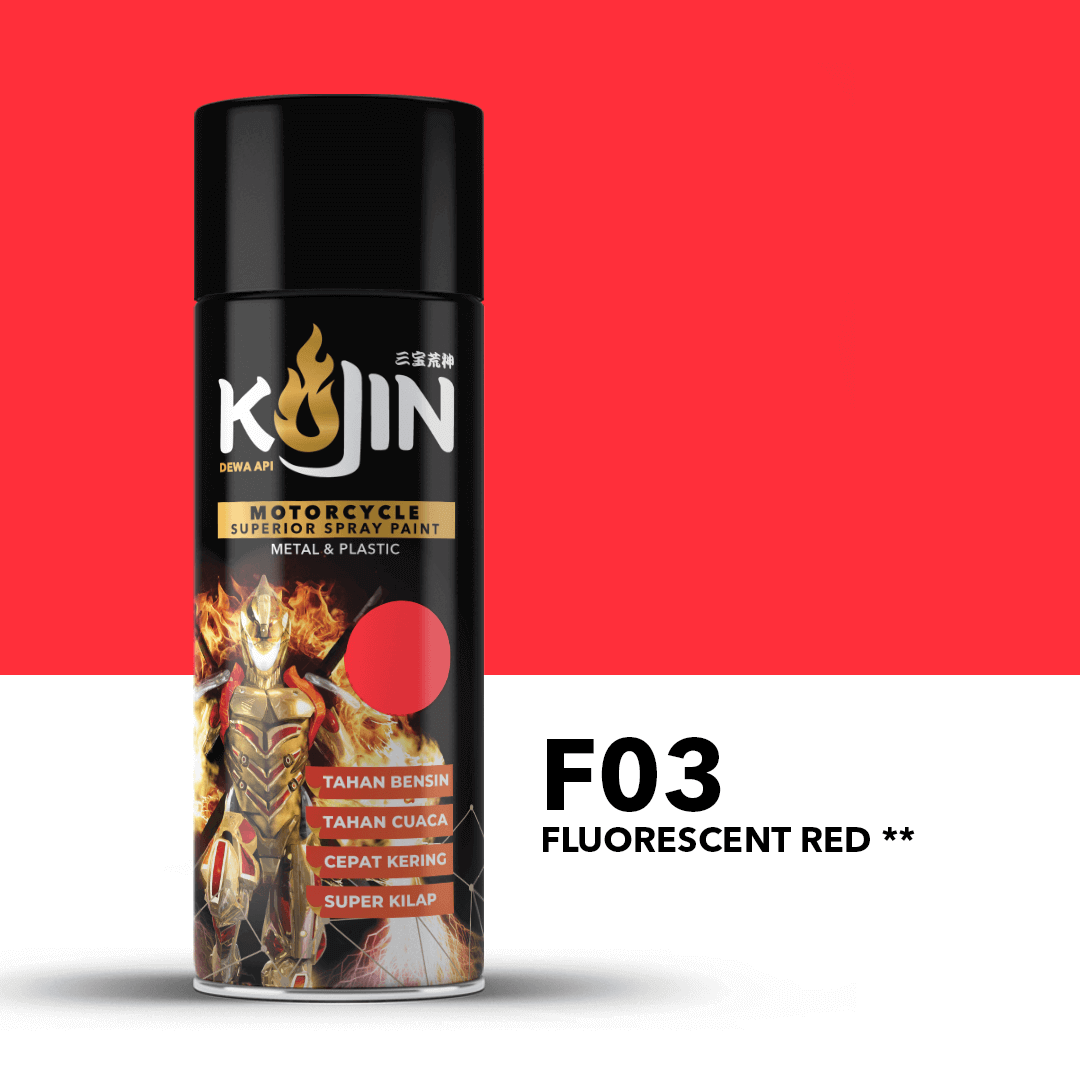 KOJIN F03 FLUORESCENT RED 1
