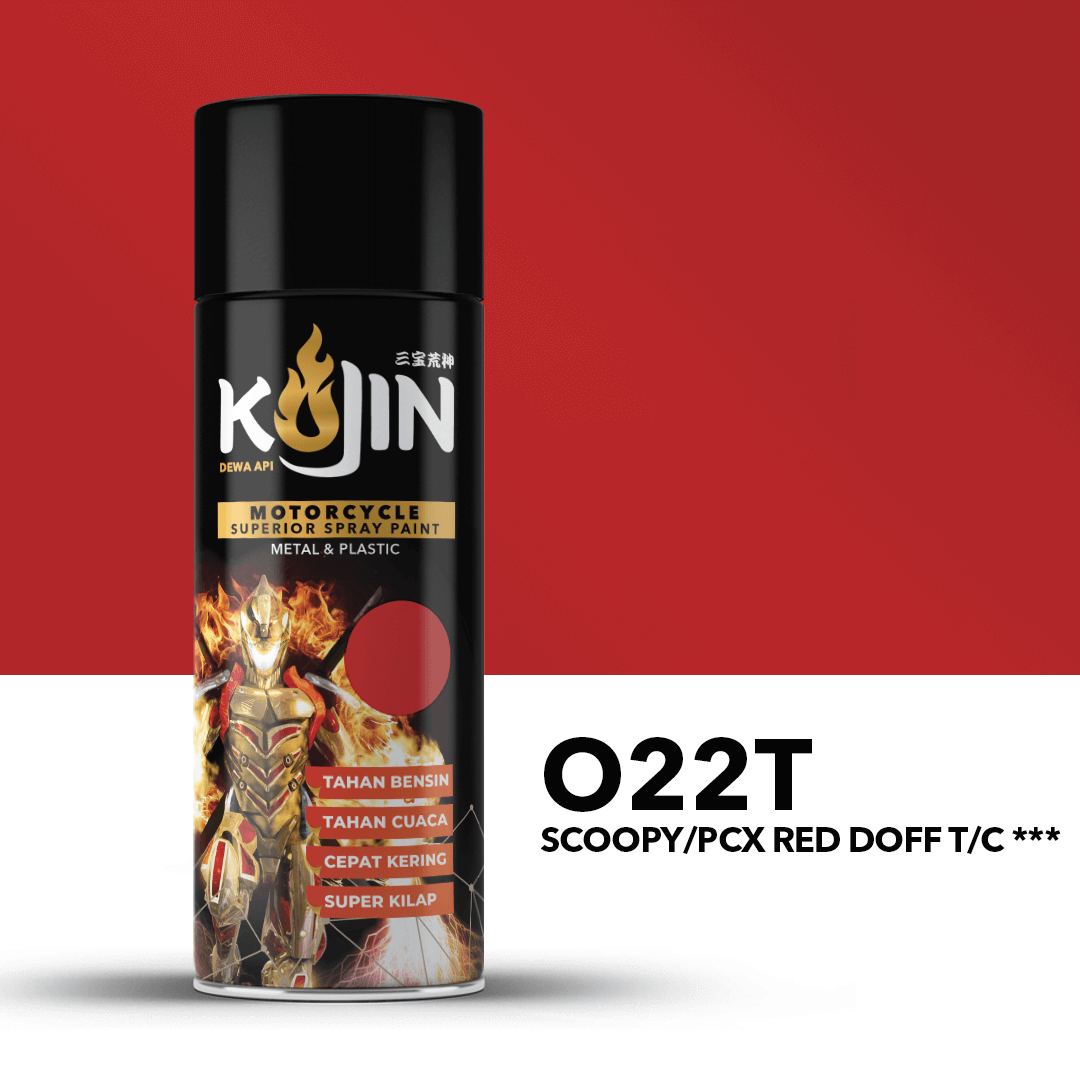 KOJIN O22T SCOOPY PCX RED DOFF TC 1